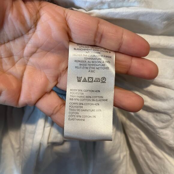 Maeve Anthropologie Oversized Twofer Knit Pullover Mixed Media Pleated Gray XS - Picture 5 of 6